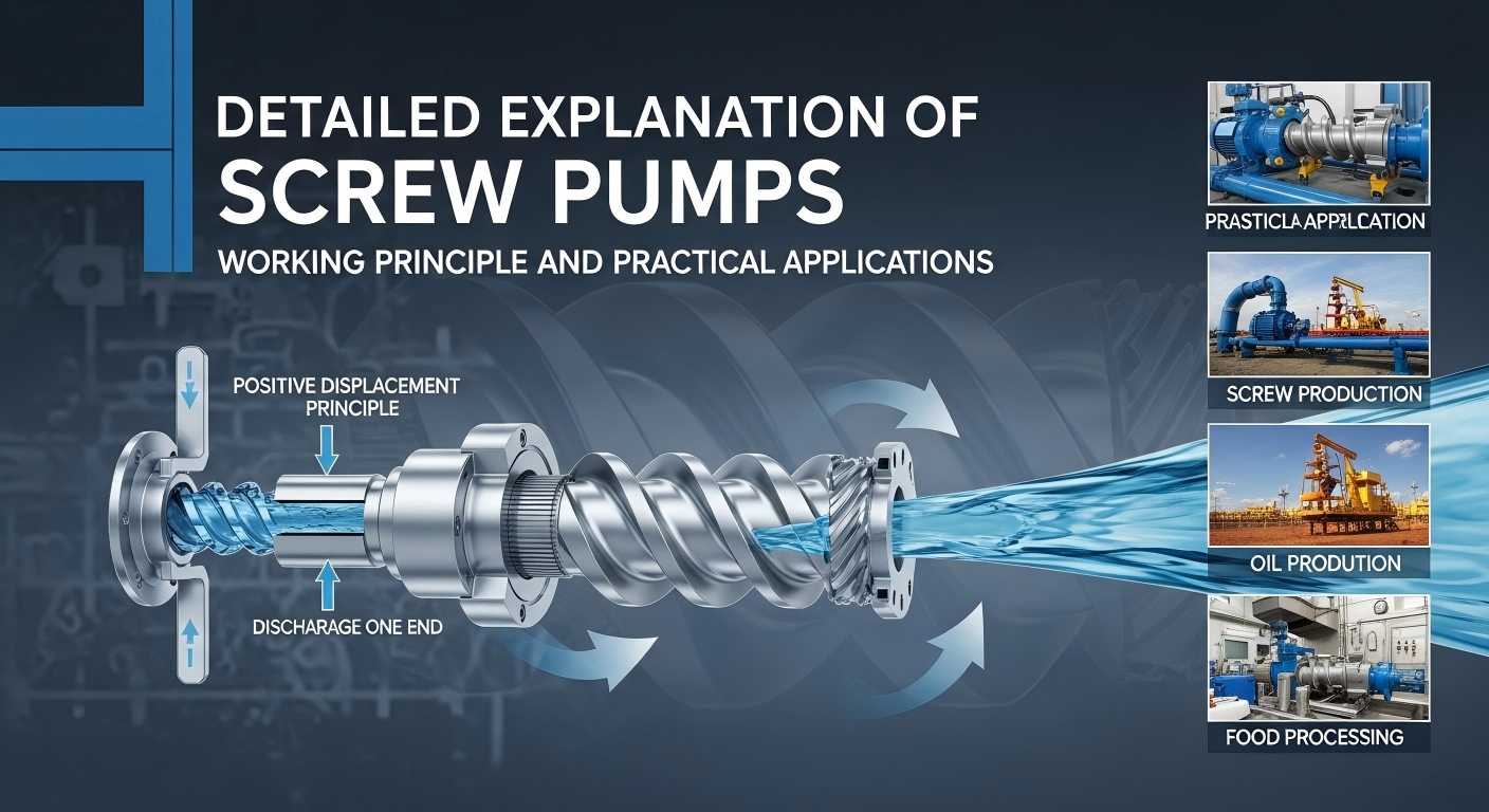 Screw pump working principle